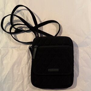 Vera Bradley Black Quilted Crossbody Bag